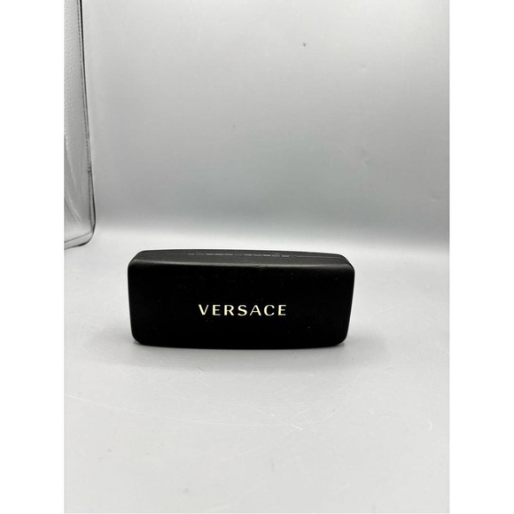 Accessories - Versace Black Sunglasses Case with Gold Logo